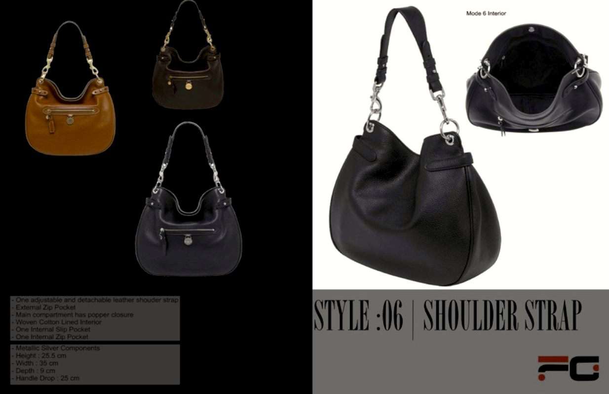 Женская кожаная сумочка с вместительным внутренним отделением.