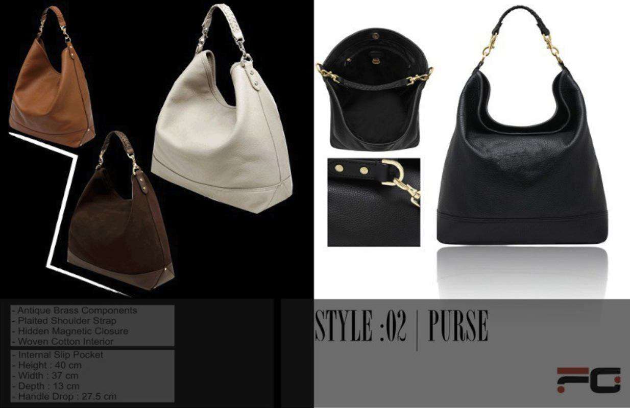 Премиальная женская кожаная сумка с классической отделкой.